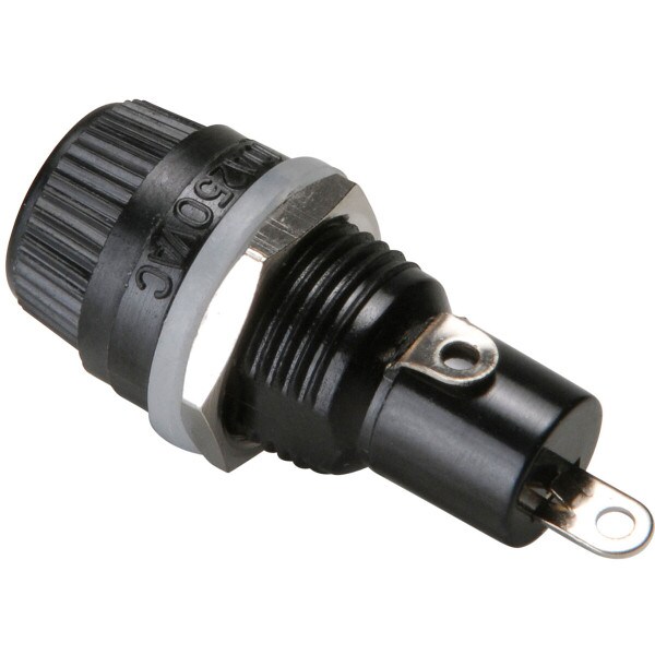 Main product image for Screw Cap GMA Fuseholder Black 070-612